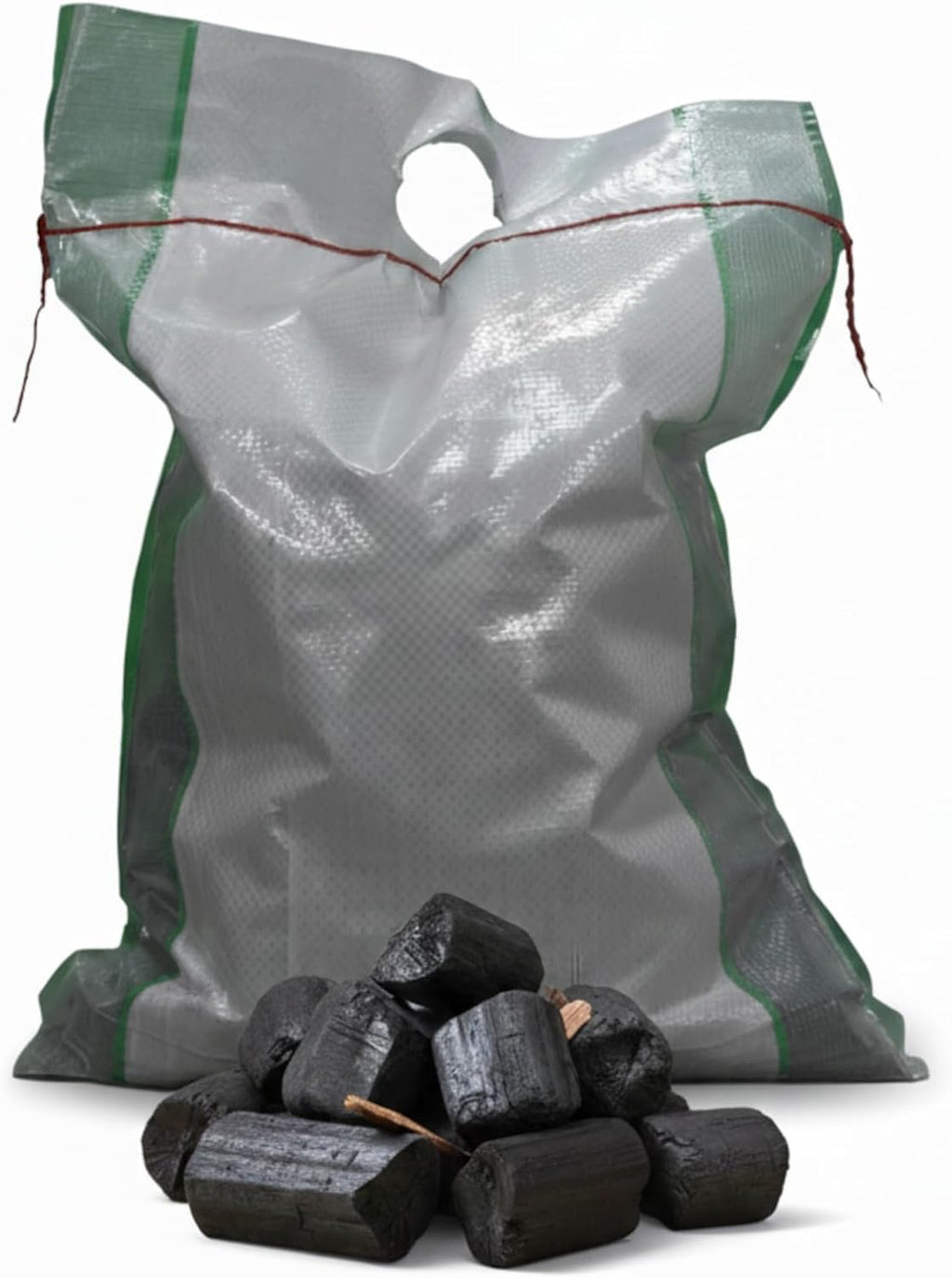 Carbone Vegetale di Leccio Calabrese Naturale per Barbecue e Griglia, Produzione Artigianale Tradizionale in saccoExample product