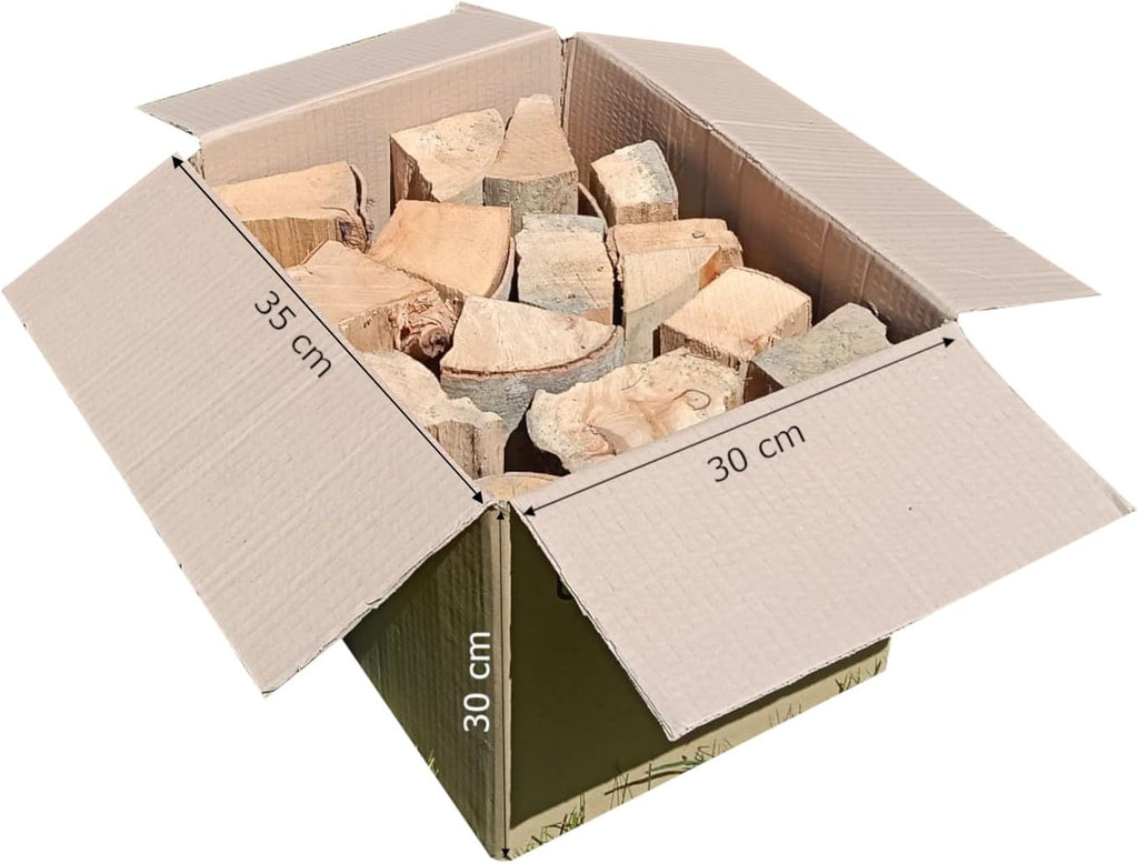 Legna da Ardere di Faggio Secca in Tronchetti da 25 cm – Pronta all’Uso, per Stufe, Caminetti e Barbecue